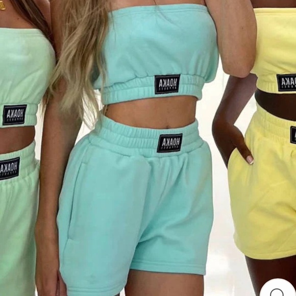 Hoaka Sky Blue Comfy Shorts Large - Picture 3 of 7